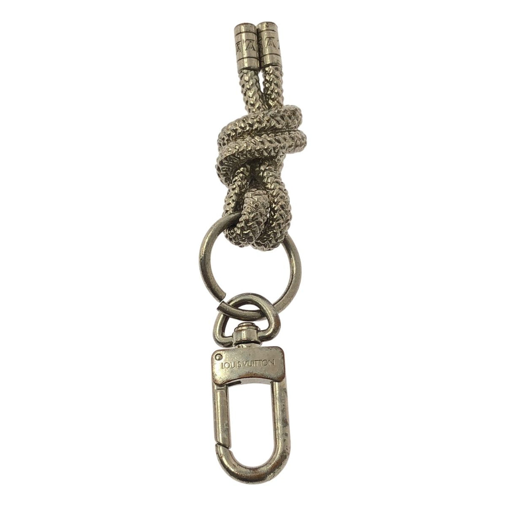 Louis Vuitton Porte Cles Knot Rope Key Ring Silver — view 4
