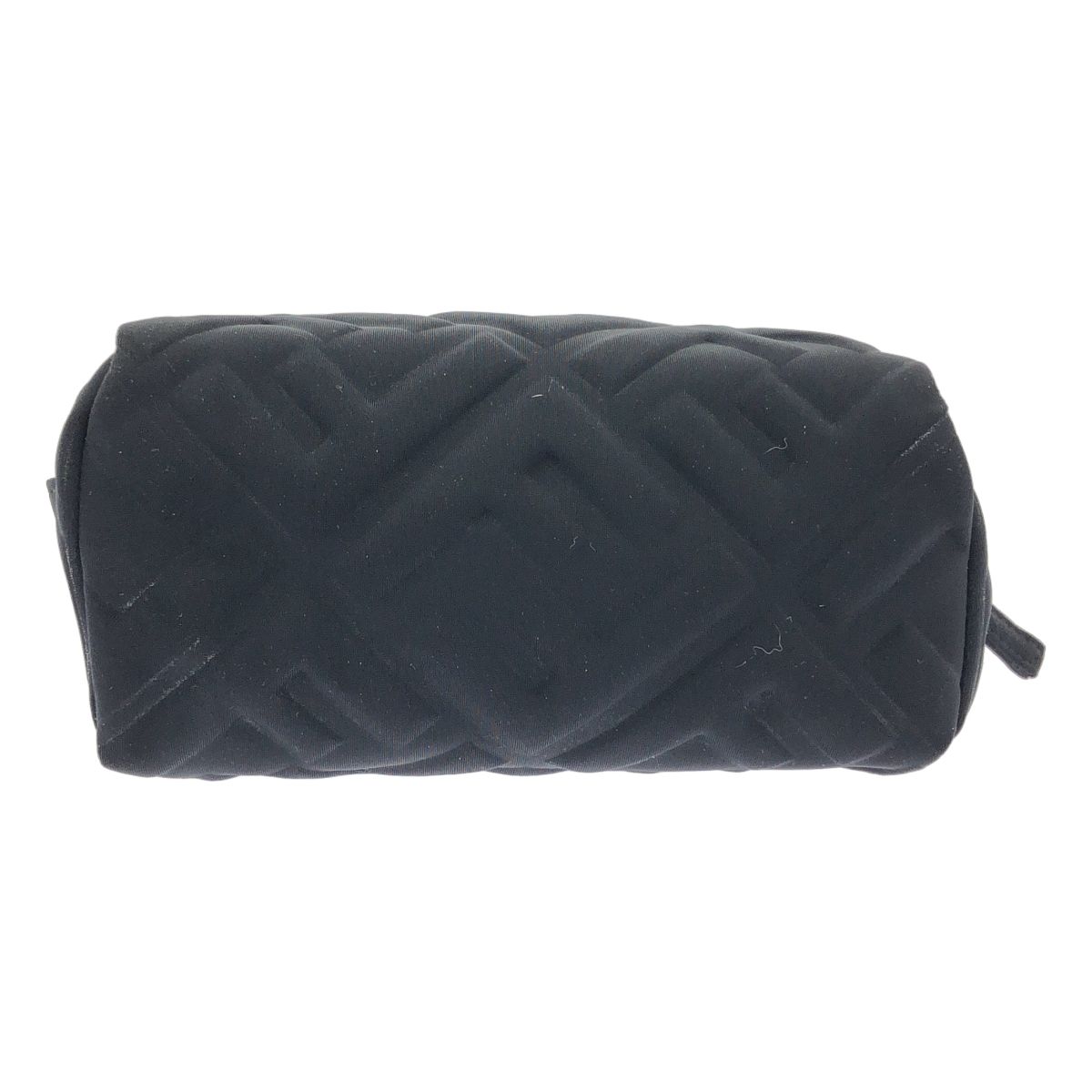 Fendi FF Zucca Embossed Nylon Pouch Black — view 5