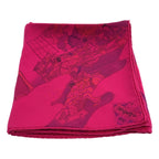 Hermes les Artisans D'hermes Carre 90 Silk Scarf Pink — view 3