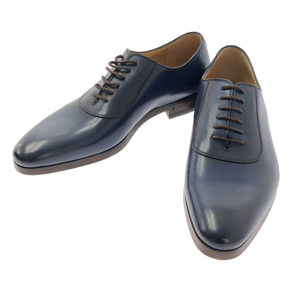 Gucci Round Toe Lace Up Shoes 4.5 Navy