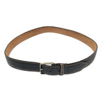 Fendi Leather Print Belt 95 Navy