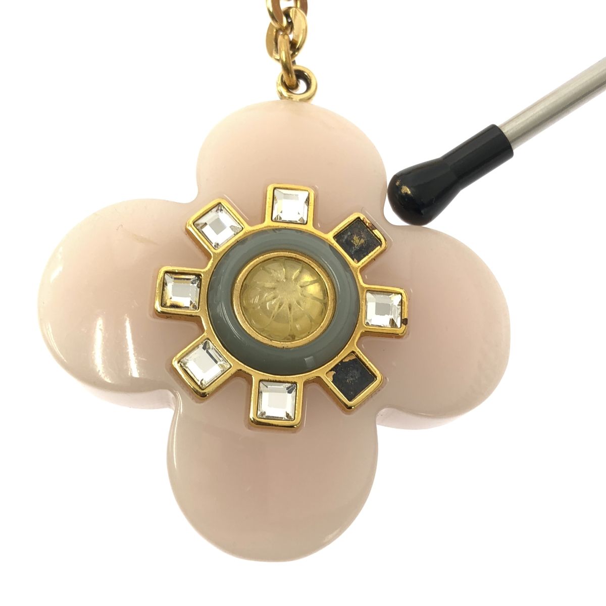 Louis Vuitton Porte Cles Full L'etoile Charm Key Ring Pink Gold — view 7