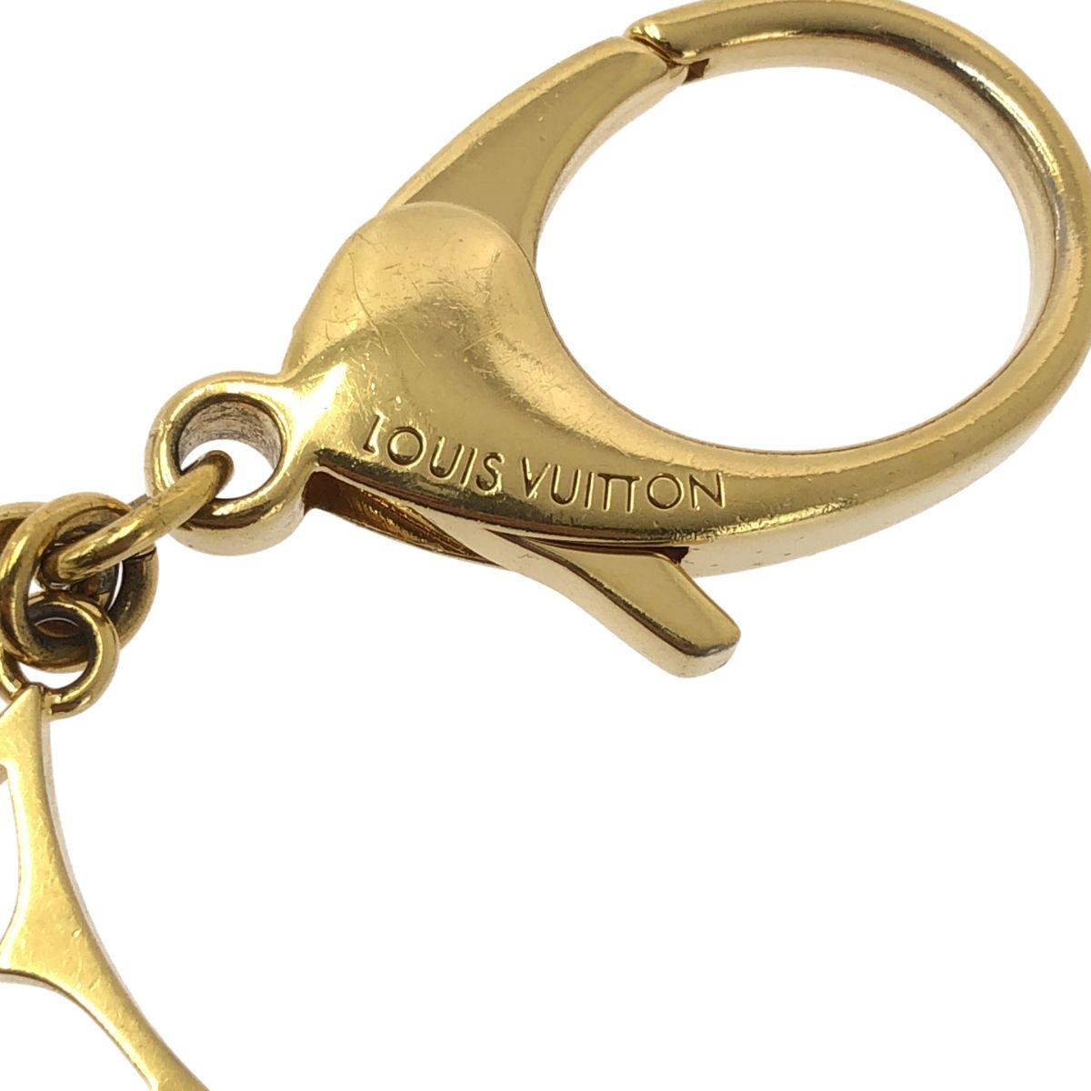Louis Vuitton Porte Cles Full L'etoile Charm Key Ring Pink Gold — view 5