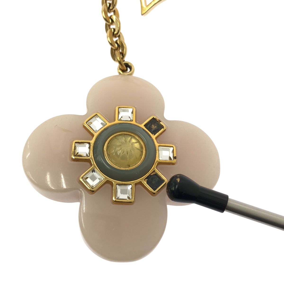 Louis Vuitton Porte Cles Full L'etoile Charm Key Ring Pink Gold — view 6