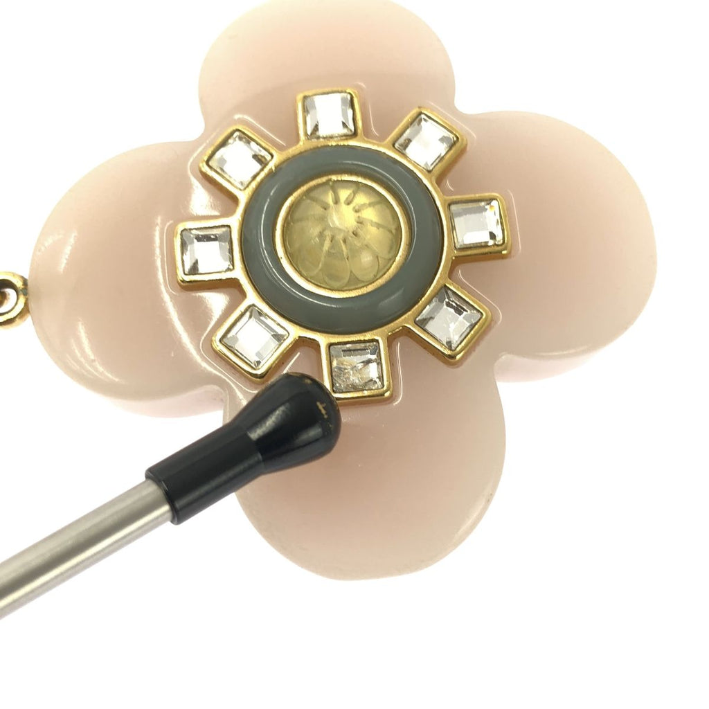 Louis Vuitton Porte Cles Full L'etoile Charm Key Ring Pink Gold — view 8