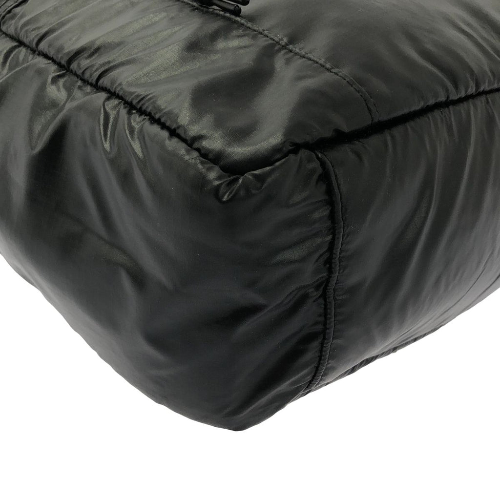 Saint Laurent Nuxx Nylon Backpack Logo Print Day Black — view 6