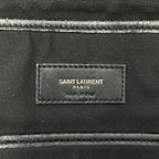 Saint Laurent Nuxx Nylon Backpack Logo Print Day Black — view 4