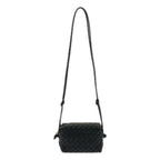Bottega Veneta Intrecciato Mini Loop Camera Cross Black Crossbody — view 2