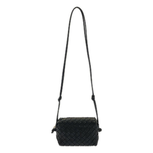 Bottega Veneta Intrecciato Mini Loop Camera Cross Black Crossbody — view 2
