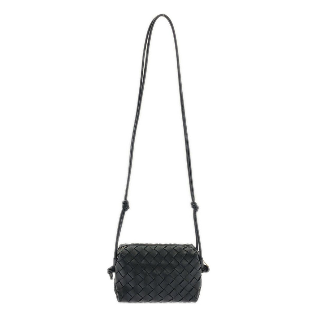 Bottega Veneta Intrecciato Mini Loop Camera Cross Black Crossbody