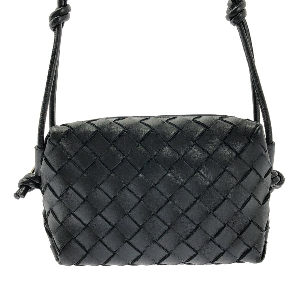 Bottega Veneta Intrecciato Mini Loop Camera Cross Black Crossbody — view 4