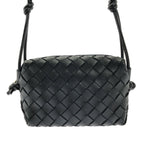 Bottega Veneta Intrecciato Mini Loop Camera Cross Black Crossbody — view 4