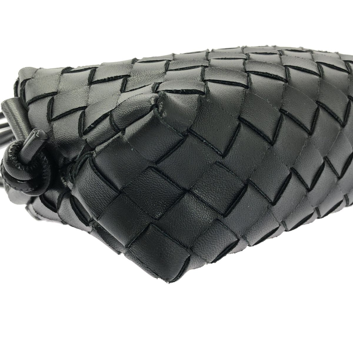 Bottega Veneta Intrecciato Mini Loop Camera Cross Black Crossbody — view 8