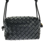 Bottega Veneta Intrecciato Mini Loop Camera Cross Black Crossbody — view 3