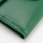 Gucci Bifold Wallet Interlocking Leather Green Everyday Use — view 4