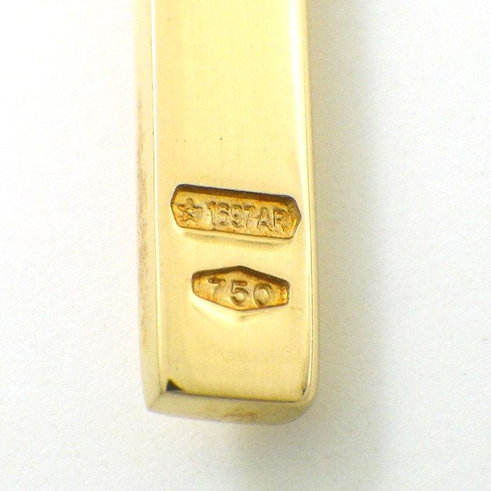 Gucci Lariat Necklace Logo Plate Venetian Chain 18k Yellow Gold — view 4