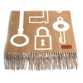 Hermes Kazak Keys Collection Scarf Camel Yvoir