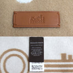 Hermes Kazak Keys Collection Scarf Camel Yvoir — view 4