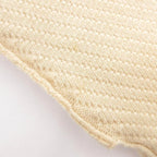 Louis Vuitton Scarf Shawl Fringe Knit Wool Cashmere Blend White Sweater — view 6