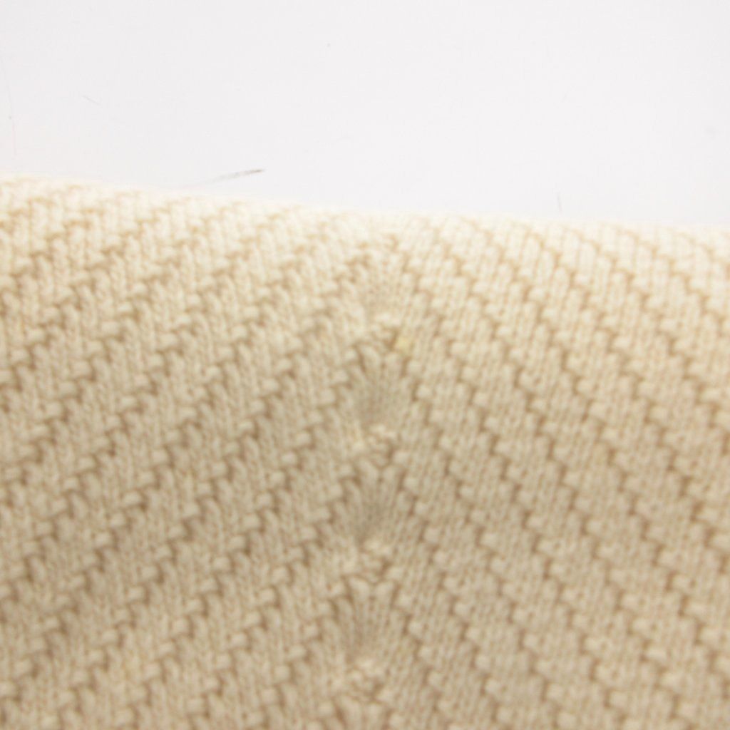 Louis Vuitton Scarf Shawl Fringe Knit Wool Cashmere Blend White Sweater — view 7