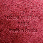 Louis Vuitton Pouch Damier Canvas Pochette Mirror MM Label Brown Going Out — view 7