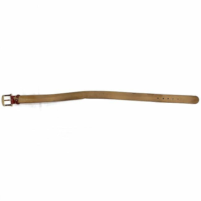 Gucci Belt Red Striped Waist 40 mm Leather — view 4