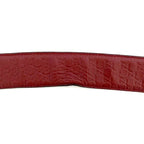 Gucci Belt Red Striped Waist 40 mm Leather — view 5