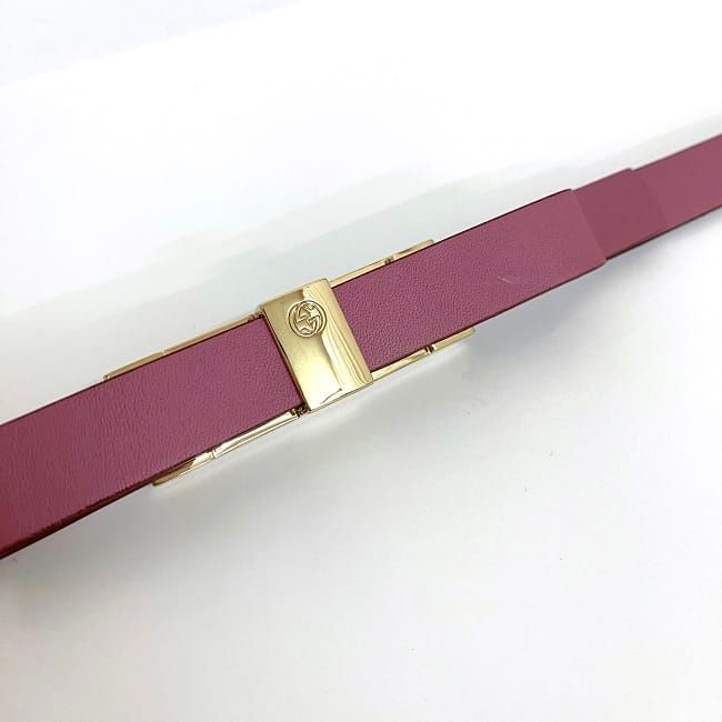 Gucci Waist Belt Pink Interlocking — view 7