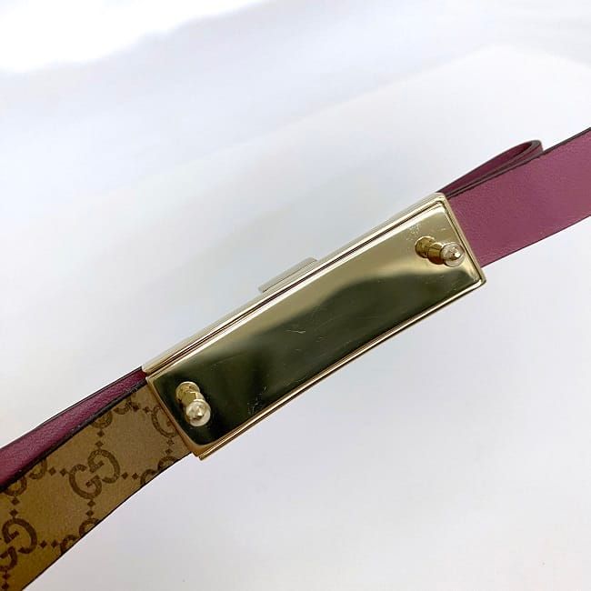 Gucci Waist Belt Pink Interlocking — view 9