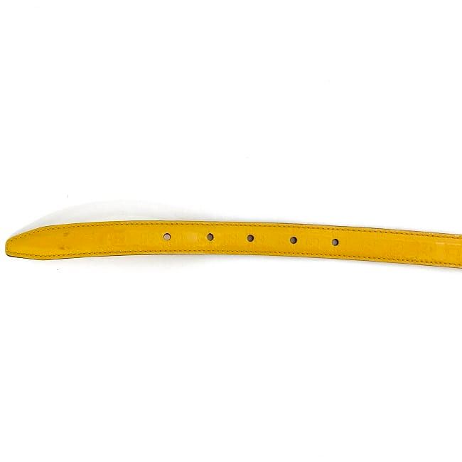 Gucci Belt Yellow Guccissima Line Narrow Waist Leather — view 8