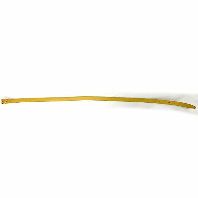 Gucci Belt Yellow Guccissima Line Narrow Waist Leather — view 4