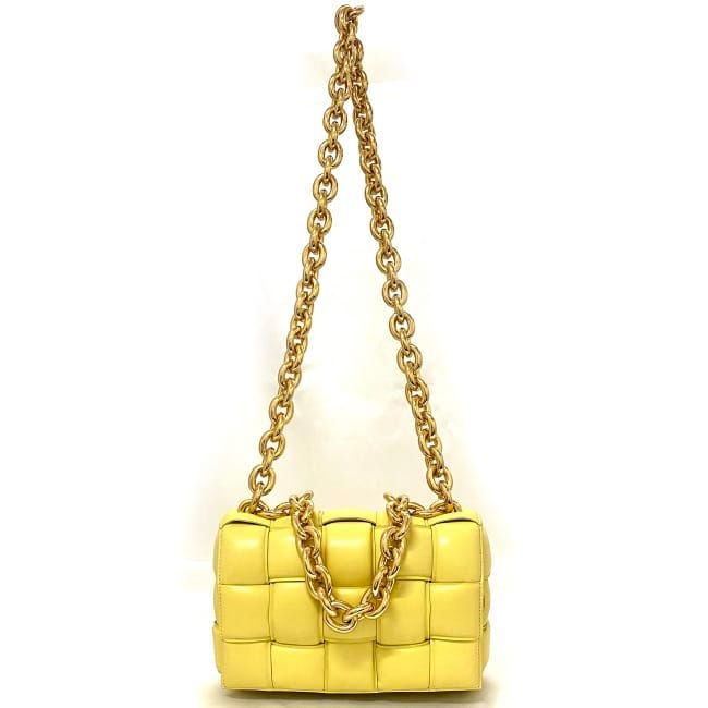 Bottega Veneta the Chain Cassette Shoulder Bag Light Yellow — view 2