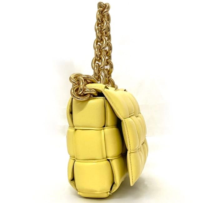 Bottega Veneta the Chain Cassette Shoulder Bag Light Yellow — view 3