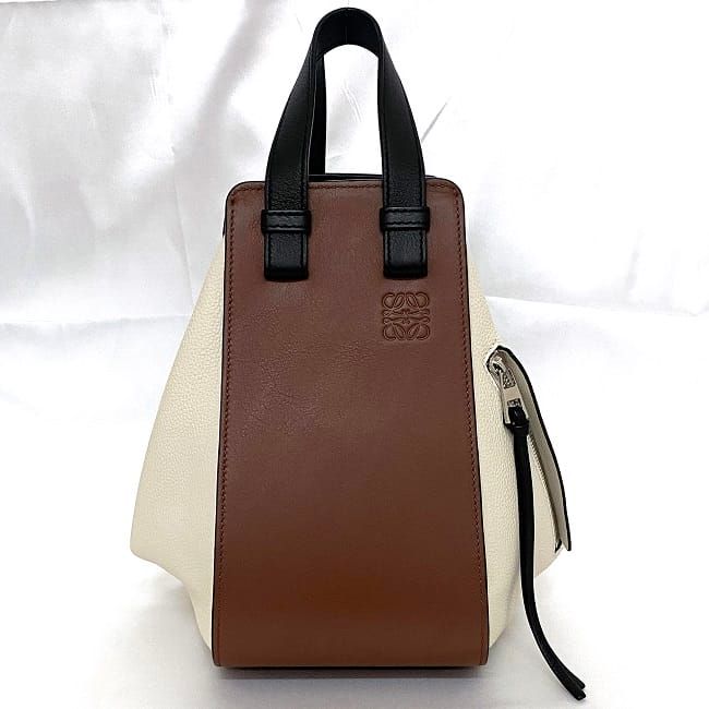 Loewe 2-Way Bag Hammock Small Brown Black White — view 3