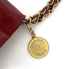 Chanel Drawstring Shoulder Bag Red 22 — view 5