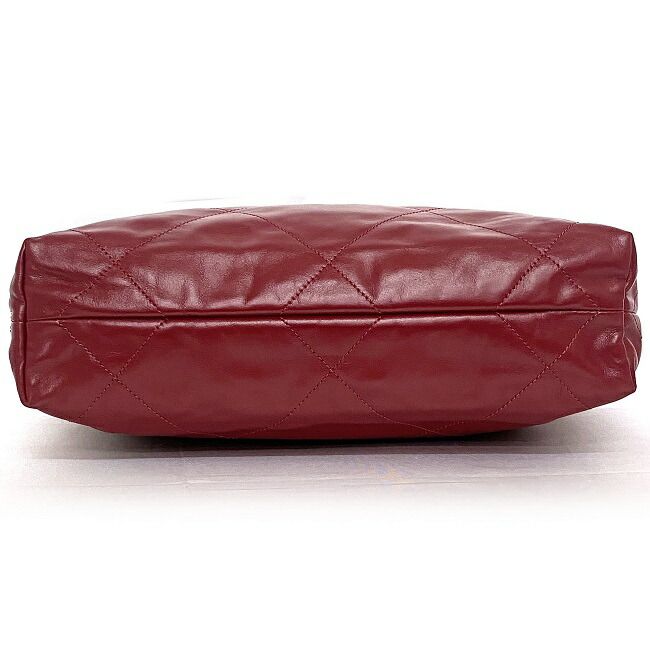 Chanel Drawstring Shoulder Bag Red 22 — view 4