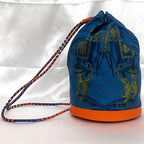 Hermes Drawstring Bag Soiree 22 Blue Brides de Gala — view 3