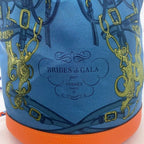 Hermes Drawstring Bag Soiree 22 Blue Brides de Gala — view 8