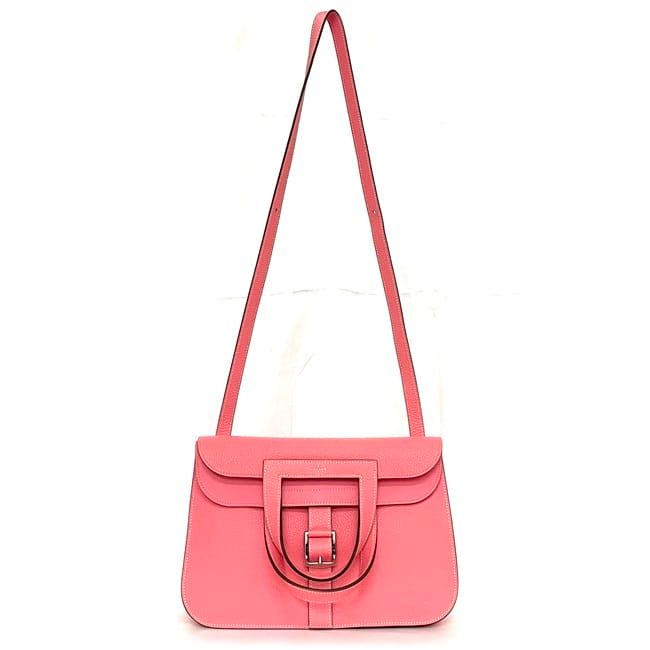 Hermes 2-Way Bag Halzan 31 Pink Rose Azalea — view 5