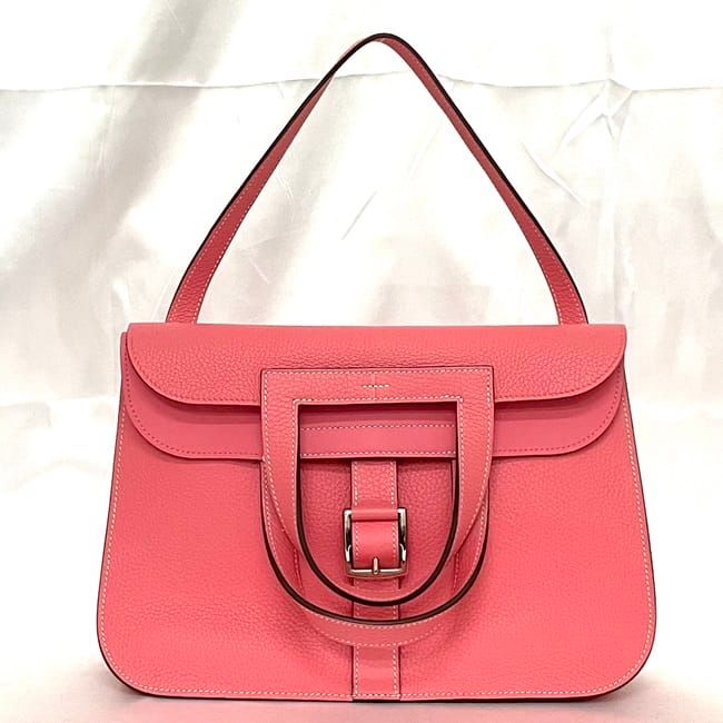 Hermes 2-Way Bag Halzan 31 Pink Rose Azalea — view 4