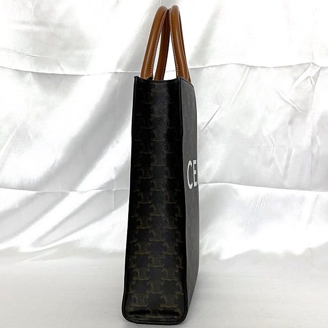 Celine 2-Way Bag Vertical Cover Large Brown Triomphe — view 3