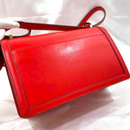 Loewe Shoulder Bag Barcelona Red Flap Leather — view 8