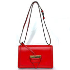 Loewe Shoulder Bag Barcelona Red Flap Leather — view 4