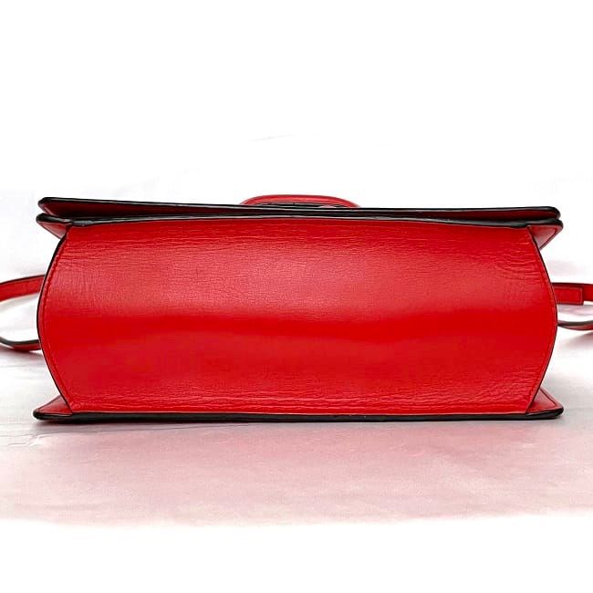 Loewe Shoulder Bag Barcelona Red Flap Leather — view 6