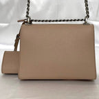 Prada Chain Shoulder Bag Beige — view 5