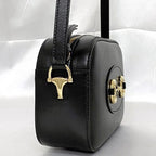 Gucci Shoulder Bag Black Horsebit Leather — view 3