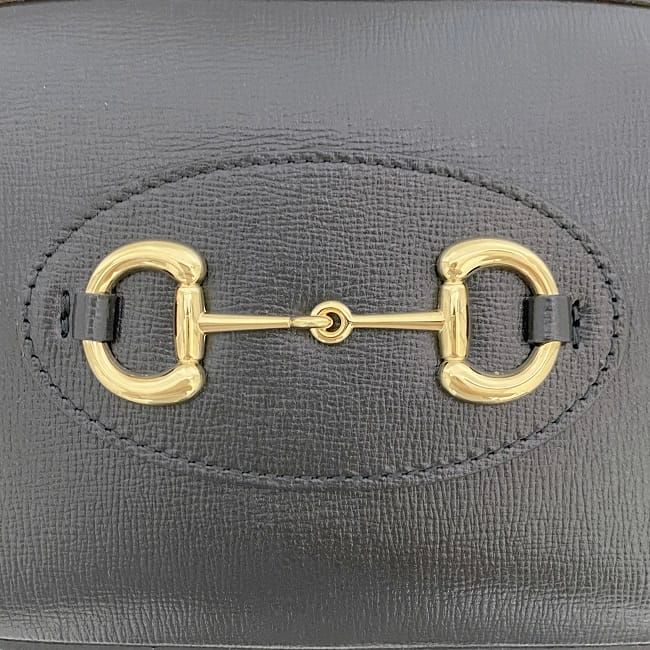 Gucci Shoulder Bag Black Horsebit Leather — view 8