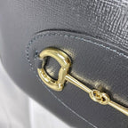 Gucci Shoulder Bag Black Horsebit Leather — view 9