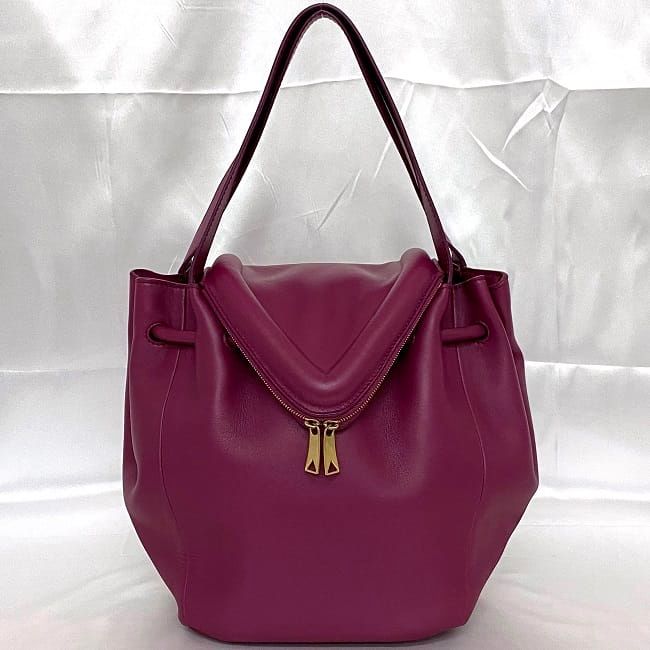 Bottega Veneta 2-Way Bag Purple Beak Drawstring Leather — view 2