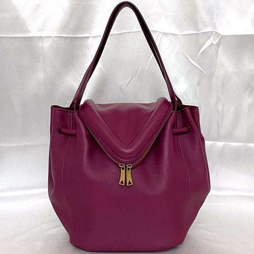 Bottega Veneta 2-Way Bag Purple Beak Drawstring Leather — view 2